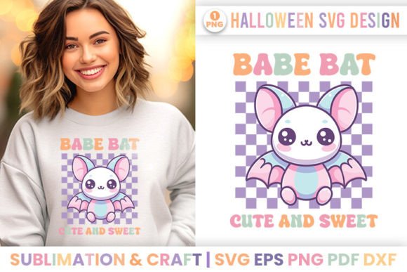 Babe Bat Cute and Sweet SVG for Crafts & Graphics
