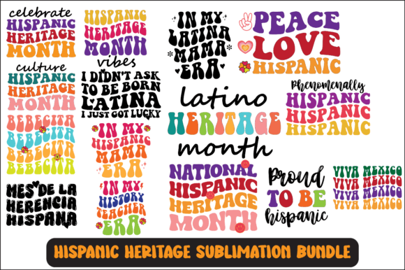 Hispanic Heritage SVG Sublimation Bundle: Graphics for Crafts