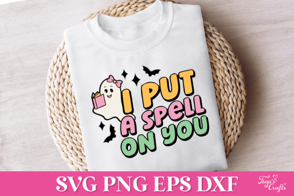 I Put a Spell on You Retro Halloween SVG Graphics