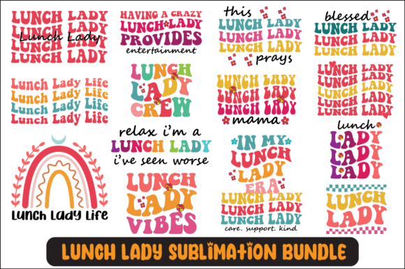Lunch Lady SVG Bundle: Graphics for Crafts & Commercial Use